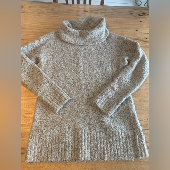 Columbia Cowl‎ Neck Long Sleeve Sweater Gray Women’s Medium Preloved - Picture 1 of 7